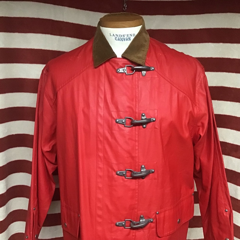 Guc Rare vintage CP93 firemans slicker Sz M - Picture 3 of 8